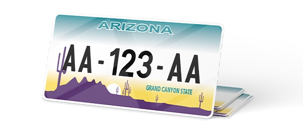 Plaque immatriculation USA 30×15 Arizona