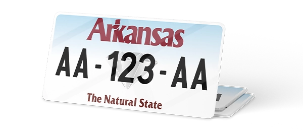 Plaque immatriculation USA 30×15 Arkansas