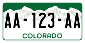 Plaque USA 30×15 Colorado