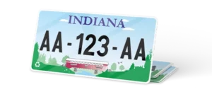 Plaque USA 30×15 Indiana