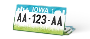 Plaque USA 30×15 Iowa