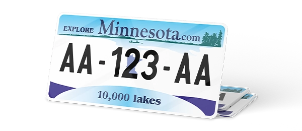 Plaque immatriculation USA 30×15 Minnesota