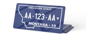 Plaque USA 30×15 Montana