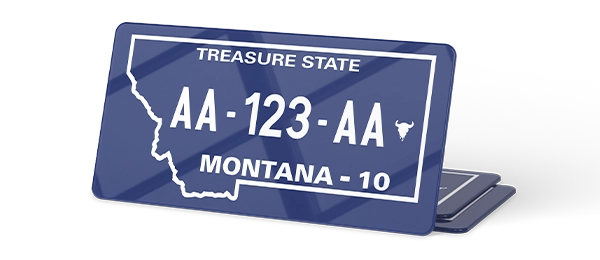 Plaque immatriculation USA 30×15 Montana