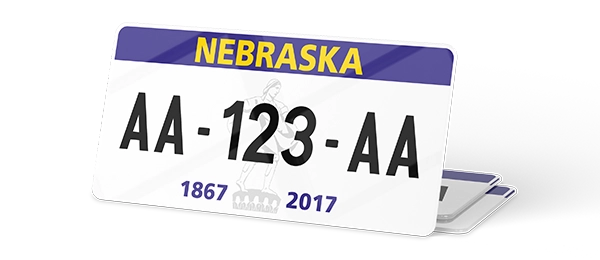 Plaque immatriculation USA 30×15 Nebraska