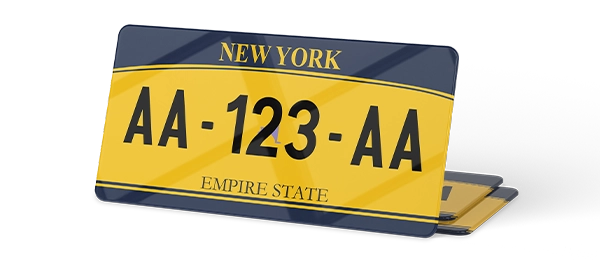 Plaque immatriculation USA 30×15 New York