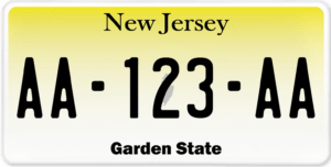 Plaque USA 30×15 New Jersey