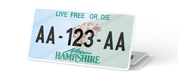 Plaque immatriculation USA 30×15 New Hampshire