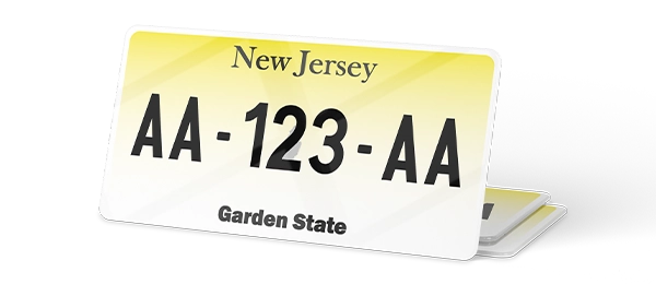 Plaque immatriculation USA 30×15 New Jersey