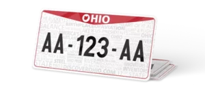 Plaque USA 30×15 Ohio