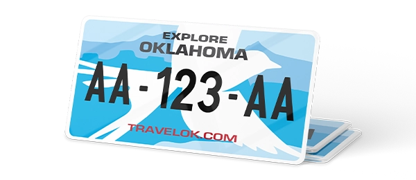 Plaque immatriculation USA 30×15 Oklahoma