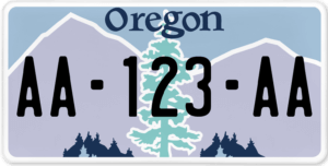 Plaque USA 30×15 Oregon