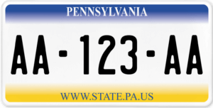 Plaque USA 30×15 Pennsylvanie