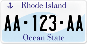 Plaque USA 30×15 Rhode Island