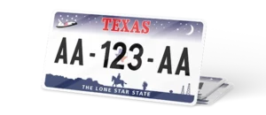 Plaque USA 30×15 Texas