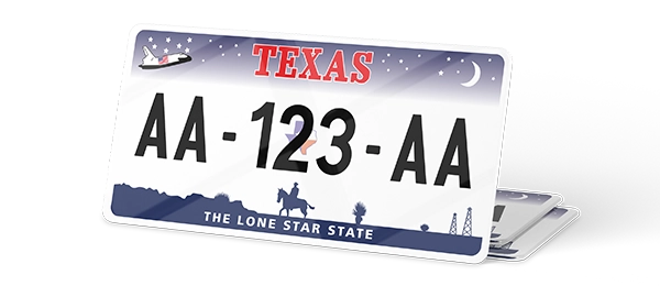 Plaque immatriculation USA 30×15 Texas