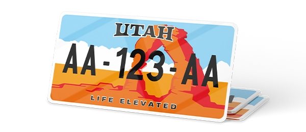 Plaque immatriculation USA 30×15 Utah