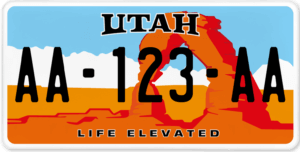 Plaque USA 30×15 Utah