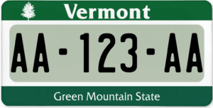 Plaque USA 30×15 Vermont
