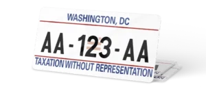 Plaque USA 30×15 Washington DC