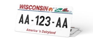 Plaque USA 30×15 Wisconsin