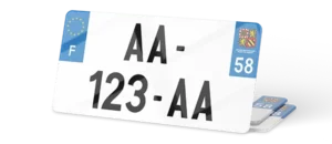 Plaque Immatriculation USA – 30×15 – SIV