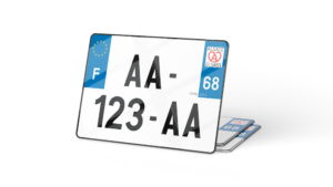 Plaque immatriculation SUV – 275×200 – 100% Homologuée