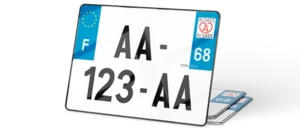Plaque immatriculation SUV – 275×200 – 100% Homologuée