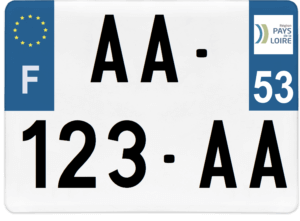 Plaque 4×4 – 275×200 – 53 – Mayenne
