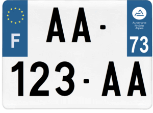 Plaque 4×4 – 275×200 – 73 – Savoie