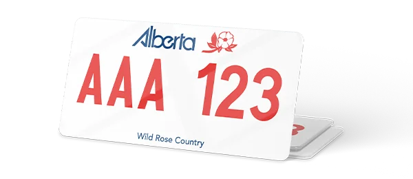 Plaque immatriculation Canada 30×15 Alberta