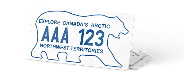 Plaque immatriculation Canada 30×15 Northwest Territories