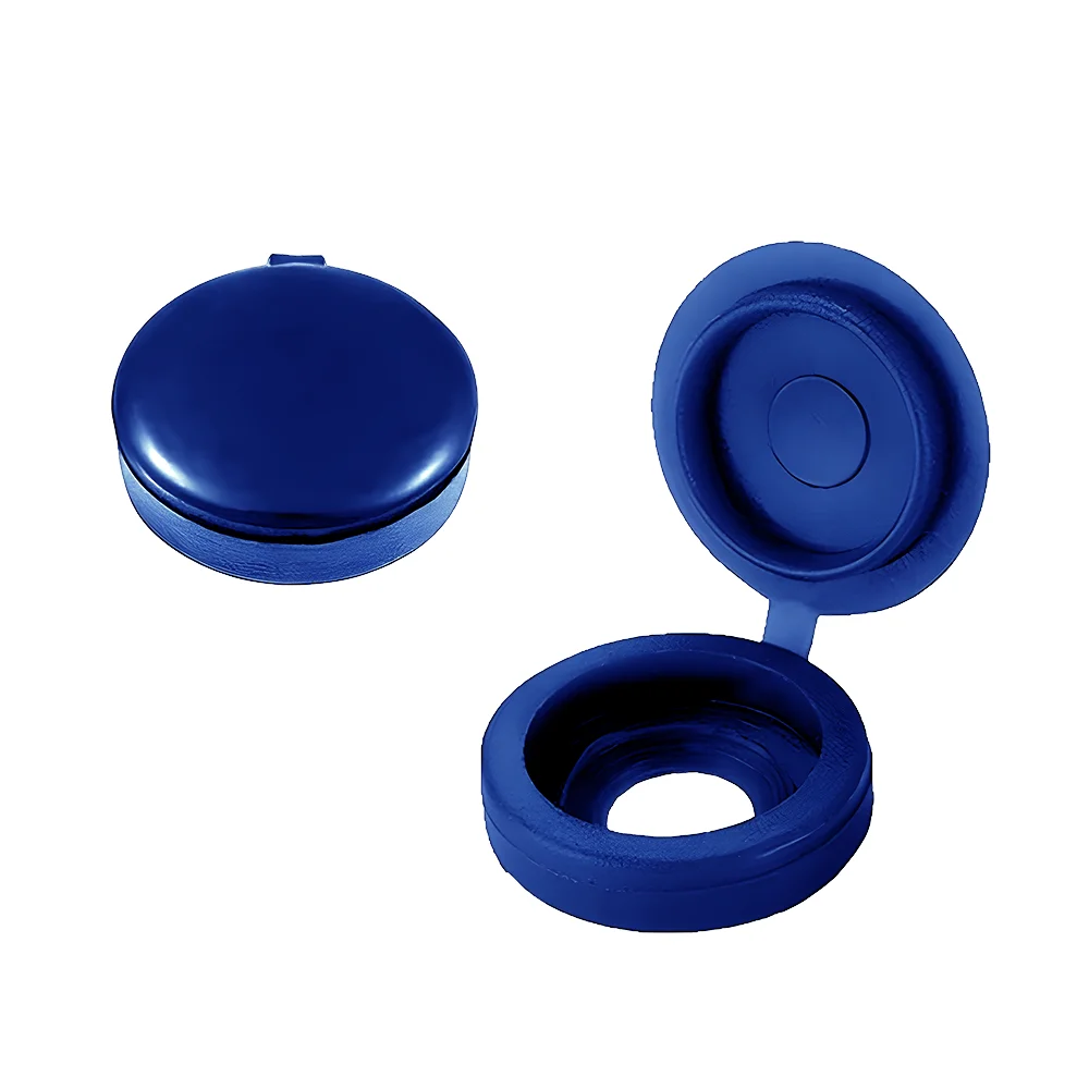 Lot de 2 cache rivets bleus