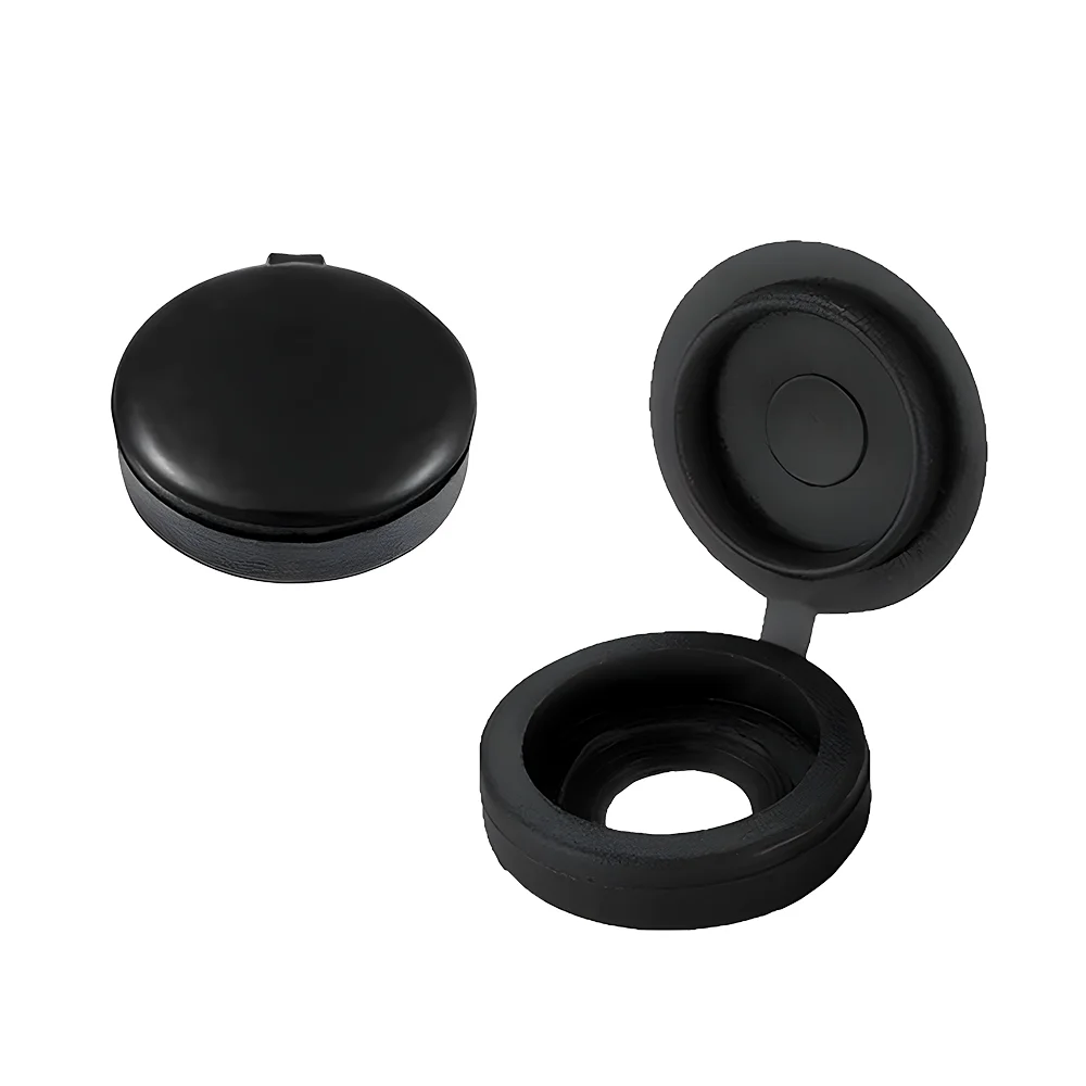 Lot de 2 cache rivets noirs