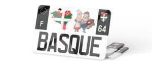 Plaque Moto – 210×130 – Pays basque