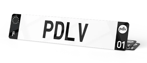 Plaque immatriculation AUTO – 520×110 – PDLV