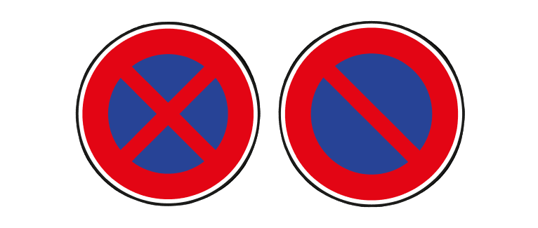 signalisation arret interdit stationnement interdit