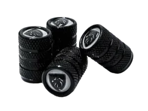 Bouchon valve de pneu (x4) – Noir – Peugeot
