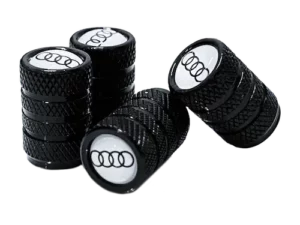 Bouchon valve de pneu (x4) – Noir – Audi