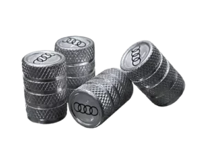 Bouchon valve de pneu (x4) – Argenté – Audi