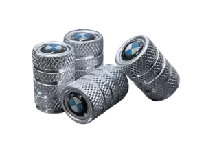 Bouchon valve de pneu (x4) – Argenté – BMW