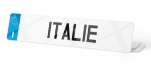 Plaque immatriculation Italie