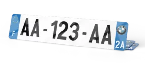 Plaque Immatriculation Auto – 520×110 – BMW