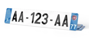 Plaque Immatriculation Auto – 520×110 – Fiat
