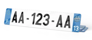 Plaque Immatriculation Auto – 520×110 – Olympique de Marseille