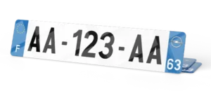 Plaque Immatriculation Auto – 520×110 – Opel