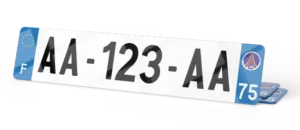 Plaque Immatriculation Auto – 520×110 – PSG