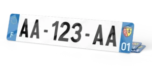 Plaque Immatriculation Auto – 520×110 – RC Lens