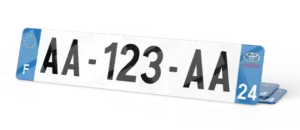 Plaque Immatriculation Auto – 520×110 – Toyota