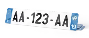 Plaque Immatriculation Auto – 520×110 – Volkswagen